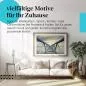 Preview: Stylisches Leinwandbild: Weg ins Ungewisse: Langer Steg führt über den See. Preview: Stylisches Leinwandbild: Weg ins Ungewisse: Langer Steg führt über den See.
