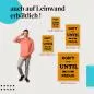 Preview: Motivierendes Bild im Vintage-Stil als Leinwandbild - mit dem Spruch "Hör nicht auf, bis du stolz bist" auf orangefarbenem Hintergrund. Preview: Motivierendes Bild im Vintage-Stil als Leinwandbild - mit dem Spruch "Hör nicht auf, bis du stolz bist" auf orangefarbenem Hintergrund.
