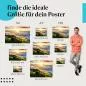 Preview: Strand, Poster: Wellen, Felsen, Sonnenaufgang, golden. Preview: Strand, Poster: Wellen, Felsen, Sonnenaufgang, golden.