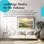 Preview: Leinwandbild "Sonnenaufgang am Strand": Goldenes Licht, grüne Felsen - ein Hingucker! Preview: Leinwandbild "Sonnenaufgang am Strand": Goldenes Licht, grüne Felsen - ein Hingucker!