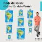 Preview: Südamerika: Topographische Karte | Postereck 1049
