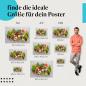 Preview: Superfoods, Poster: Schalen, grau, gesunde Ernährung.