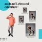 Preview: "Tänzerin in extatischer Pose" Leinwandbild. Finde die ideale Größe für dein Zuhause & setze Akzente mit Kunst!