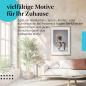 Preview: Stylisches Leinwandbild: Leidenschaft und Rhythmus - Tänzerin in extatischer Pose.