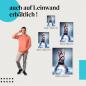 Preview: "Tänzerin im Regen" Leinwandbild. Finde die ideale Größe für dein Zuhause & setze Akzente mit Kunst!