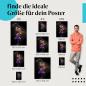 Preview: "Coole Moves: Tänzerin posiert mit Wasserfontäne": Poster - Selbstbewusstsein & Style