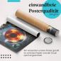 Preview: Gerolltes Poster "Teegenuss" - Aroma & Entspannung, sicher verpackt.