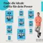 Preview: "Tiefe Kniebeugen, hohe Standards": Poster - Motivation & Zielstrebigkeit Preview: "Tiefe Kniebeugen, hohe Standards": Poster - Motivation & Zielstrebigkeit