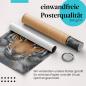 Preview: Gerolltes Poster "Tigerportrait". Raubtier, sicher verpackt.