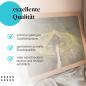 Preview: Gerahmtes Bild "Torfhaus" - Island, Haus, Landschaft, traditionell.