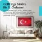 Preview: Leinwandbild "Türkische Flagge - Symbol der Türkei". Wanddeko für alle, die die Türkei lieben. Preview: Leinwandbild "Türkische Flagge - Symbol der Türkei". Wanddeko für alle, die die Türkei lieben.