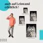 Preview: Uhu-Porträt als Leinwandbild: Der Blick des Greifvogels in deinen vier Wänden! Preview: Uhu-Porträt als Leinwandbild: Der Blick des Greifvogels in deinen vier Wänden!