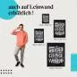 Preview: "Our Voices...": Leinwandbild. Typografie, schwarz. Preview: "Our Voices...": Leinwandbild. Typografie, schwarz.