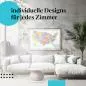 Preview: Schlafzimmer Deko: Modernes Schlafzimmer mit "USAKarte" Poster. Dekorativ & informativ. Preview: Schlafzimmer Deko: Modernes Schlafzimmer mit "USAKarte" Poster. Dekorativ & informativ.
