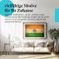 Preview: Leinwandbild "Indische Vintage Flagge im Retro-Look". Wanddeko für Indien-Fans. Preview: Leinwandbild "Indische Vintage Flagge im Retro-Look". Wanddeko für Indien-Fans.