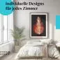 Preview: Schlafzimmer Deko: Minimalistisches Zimmer mit "Violine in Flammen" Poster. Wanddeko für Musiker. Preview: Schlafzimmer Deko: Minimalistisches Zimmer mit "Violine in Flammen" Poster. Wanddeko für Musiker.