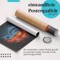 Preview: Gerolltes Poster "Musik & Leidenschaft" - Kraftvolle Symbolik, sicher verpackt.