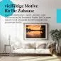 Preview: Dieses Leinwandbild mit den Vögeln im Sonnenuntergang ist ein Hingucker und versprüht Ruhe und Gelassenheit. Preview: Dieses Leinwandbild mit den Vögeln im Sonnenuntergang ist ein Hingucker und versprüht Ruhe und Gelassenheit.