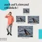Preview: Walflosse: Leinwandbild. Wasser, Kraft. Preview: Walflosse: Leinwandbild. Wasser, Kraft.