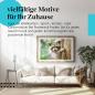 Preview: Leinwandbild "Waschbär": Neugieriger Blick, weiches Fell - perfekt für Tierliebhaber!