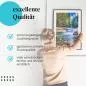 Preview: "Zauberhafter Wasserfall": Gerahmtes Wandbild - Wald. Preview: "Zauberhafter Wasserfall": Gerahmtes Wandbild - Wald.