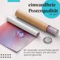 Preview: Gerolltes Poster "Wassertropfen". Minimalistisches Design, sicher verpackt.