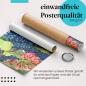 Preview: Gerolltes Poster "Weintrauben" - Herbstliche Stimmung, sicher verpackt.