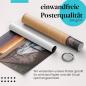 Preview: Gerolltes Poster "Wellenbrecher" - Küstenlandschaft, sicher verpackt.