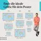 Preview: Weltkarte mit Flaggen Poster: Jetzt Postergröße wählen! Preview: Weltkarte mit Flaggen Poster: Jetzt Postergröße wählen!
