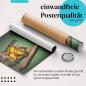 Preview: Gerolltes Poster "Whiskey & Zigarre". Genussvoller Abend, sicher verpackt.