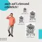 Preview: Totenkopf: Leinwandbild. Blumen, Pistolen, Tattoo. Preview: Totenkopf: Leinwandbild. Blumen, Pistolen, Tattoo.