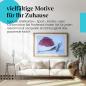 Preview: Stylisches Leinwandbild: Wintercamping - Ein Zelt im Schnee. Wanddeko für alle, die Winter und Camping lieben.