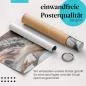 Preview: "Winterzauber": Gerolltes Poster, Flusslandschaft, Schnee, Eis. Preview: "Winterzauber": Gerolltes Poster, Flusslandschaft, Schnee, Eis.