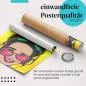 Preview: Gerolltes Poster "Wow", Frau, Pop Art, begeistert. Preview: Gerolltes Poster "Wow", Frau, Pop Art, begeistert.