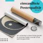 Preview: "Yin Yang": Gerolltes Poster, Vintage, Symbol.