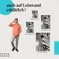 Preview: Zebraportrait: Schwarz-Weiß & Streifen | Postereck 0663