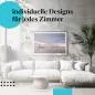 Preview: Schlafzimmer Deko: Modernes Schlafzimmer mit "Brücke" Poster. Ruhe & Entspannung. Preview: Schlafzimmer Deko: Modernes Schlafzimmer mit "Brücke" Poster. Ruhe & Entspannung.