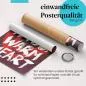 Preview: Gerolltes Poster "Cold hands, warm heart", Zitat. Preview: Gerolltes Poster "Cold hands, warm heart", Zitat.