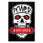 Preview: "Power Skateboard" - ein stylischer Print im Graffiti-Stil mit Totenkopf und Skateboard. Preview: "Power Skateboard" - ein stylischer Print im Graffiti-Stil mit Totenkopf und Skateboard.