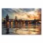 Preview: Karlsbrücke (Prag) im warmen Licht des Sonnenuntergangs, Spiegelung in der Moldau. Preview: Karlsbrücke (Prag) im warmen Licht des Sonnenuntergangs, Spiegelung in der Moldau.