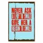 Preview: „Never ask a lady to smile...“ - Statement für mehr Respekt im Umgang mit Frauen. Preview: „Never ask a lady to smile...“ - Statement für mehr Respekt im Umgang mit Frauen.