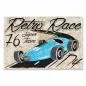 Preview: Team 16 im blauen Rennwagen beim Retro Race - Vollgas auf kurvenreicher Strecke, Kampf um den Sieg. Preview: Team 16 im blauen Rennwagen beim Retro Race - Vollgas auf kurvenreicher Strecke, Kampf um den Sieg.
