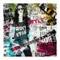 Preview: Modeillustration: Frau mit E-Gitarre & Sonnenbrille, Graffiti & Texte. Preview: Modeillustration: Frau mit E-Gitarre & Sonnenbrille, Graffiti & Texte.