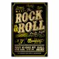 Preview: "The Rock'n'Roll Party Night" steht auf diesem Retro-Design im Stil eines Konzertplakats.
