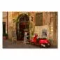Preview: Ein traditionelles Café in Rom mit einem roten Vespa Roller - ein Bild voller italienischem Flair. Preview: Ein traditionelles Café in Rom mit einem roten Vespa Roller - ein Bild voller italienischem Flair.