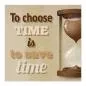 Preview: Sanduhr & Spruch "To choose time is to save time" - Bedeutung von Planung. Preview: Sanduhr & Spruch "To choose time is to save time" - Bedeutung von Planung.