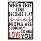Preview: "Wenn diese Linie flach wird...", sarkastischer Spruch mit EKG-Linie & Grunge-Effekt. Preview: "Wenn diese Linie flach wird...", sarkastischer Spruch mit EKG-Linie & Grunge-Effekt.