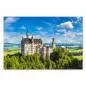 Preview: Schloss Neuschwanstein, Felsen, grüne Hügellandschaft, blauer Himmel. Preview: Schloss Neuschwanstein, Felsen, grüne Hügellandschaft, blauer Himmel.