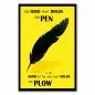 Preview: Ein minimalistisches Poster mit der Botschaft: "Die Hand, die den Stift hält, ist so gut wie die, die den Pflug hält." Preview: Ein minimalistisches Poster mit der Botschaft: "Die Hand, die den Stift hält, ist so gut wie die, die den Pflug hält."