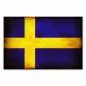 Preview: Schwedische Flagge im Grunge-Stil, Blau und Gelb symbolisieren das schwedische Königreich. Preview: Schwedische Flagge im Grunge-Stil, Blau und Gelb symbolisieren das schwedische Königreich.